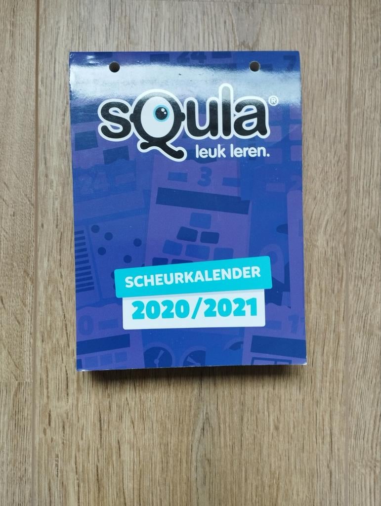 Squla Scheurkalender 2020-2021, Ophalen of Verzenden, Dagkalender, Zo goed als nieuw