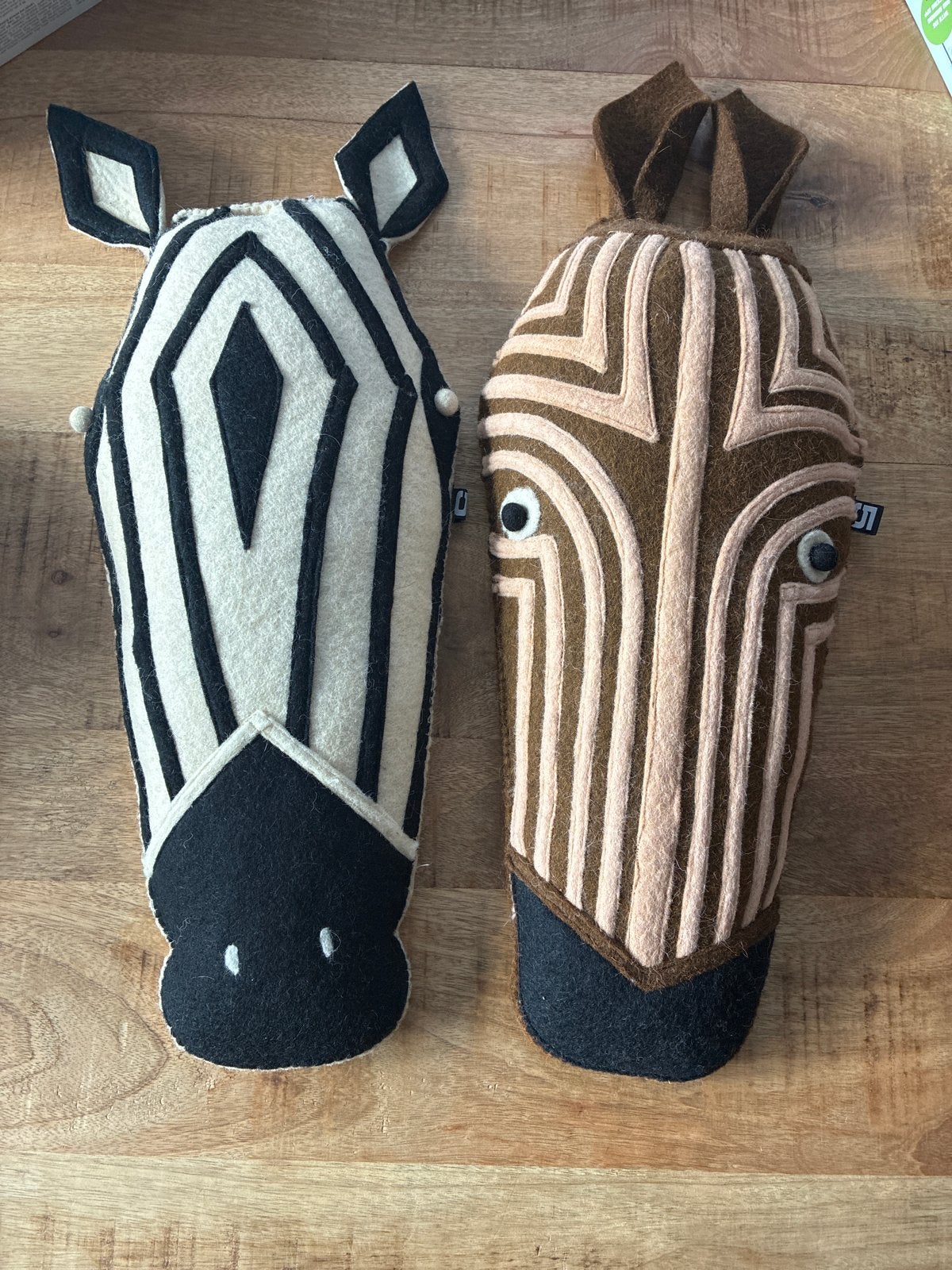 Loods 5 Zebra wanddecoratie - set van 2, Ophalen of Verzenden, Zo goed als nieuw