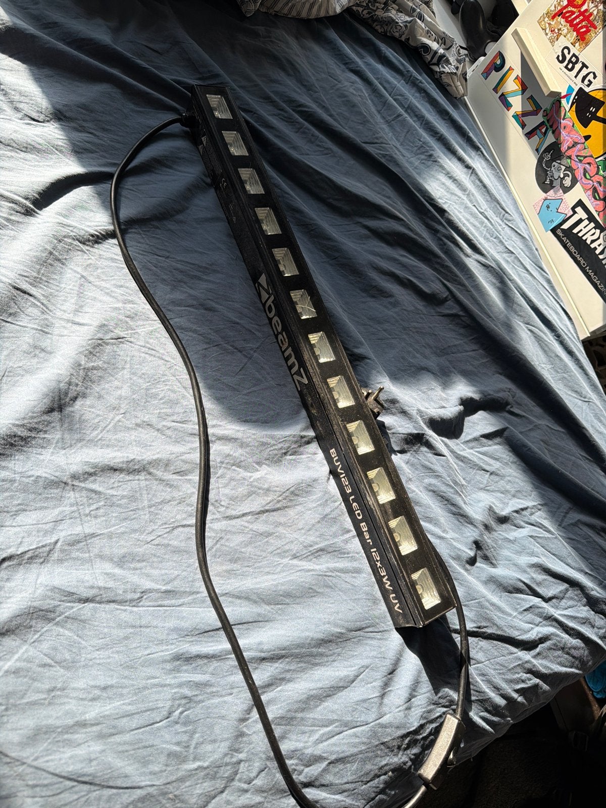 Beamz BUV123 LED Bar 12x3W UV Blacklight, Ophalen, Gebruikt, Licht, Kleur