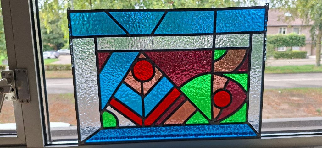 glas in lood, Ophalen, Gebruikt, Minder dan 80 cm, Glasplaat
