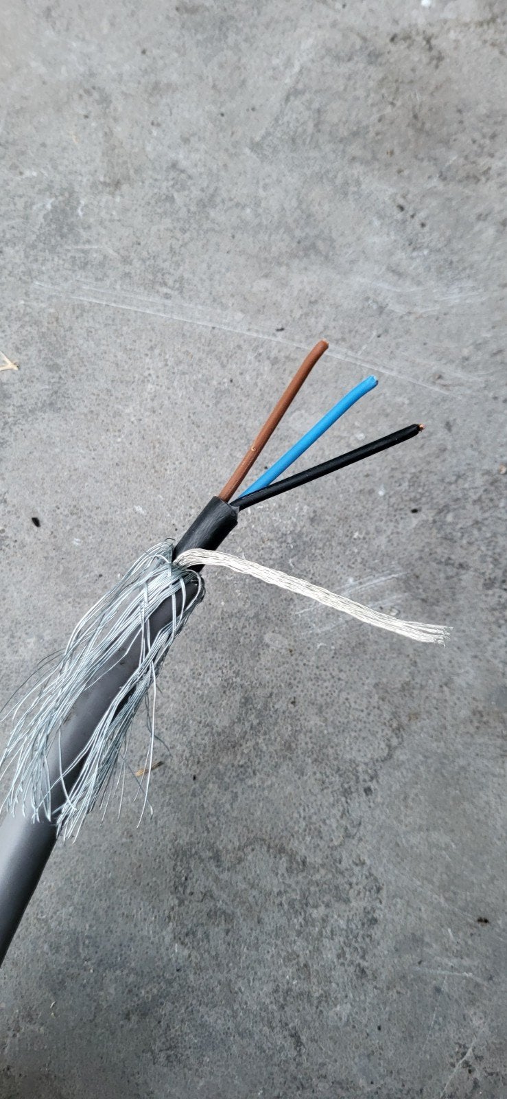 VO-YMVK-AS Grondkabel 3x2.5mm2 - 35 meter, Ophalen