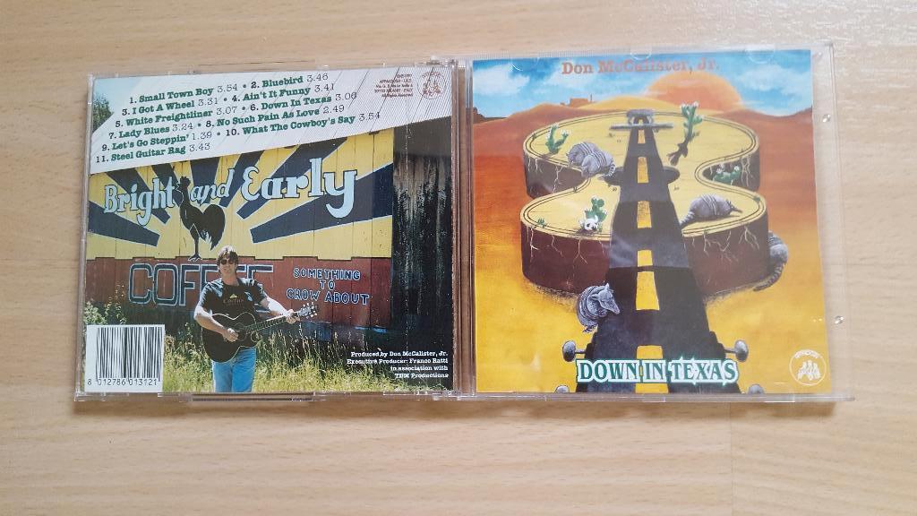 Don McCallister, Jr - Down in Texas CD (Doug Sahm), Ophalen of Verzenden, 1990 - 1999, Zo goed als nieuw