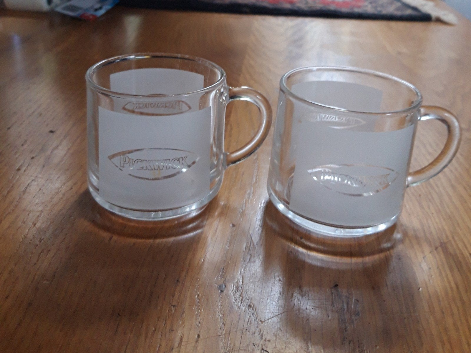 2 pickwick theeglazen, Huis en Inrichting, Ophalen, Glas of Glazen, Overige stijlen, Glas