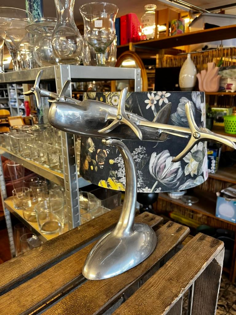 Vliegtuig aluminium, Antiek en Kunst, Curiosa en Brocante, Ophalen of Verzenden