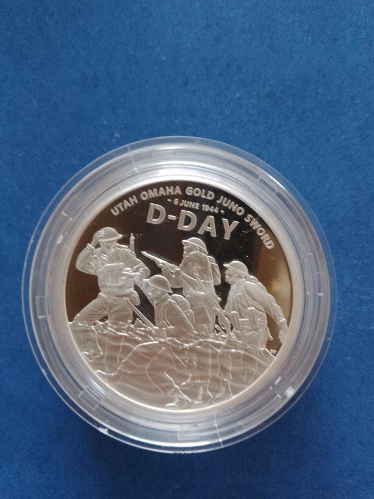 Uk d day 2024 1 oz zilver, Postzegels en Munten, Munten | Europa | Euromunten, Ophalen of Verzenden, Duitsland, Overige waardes