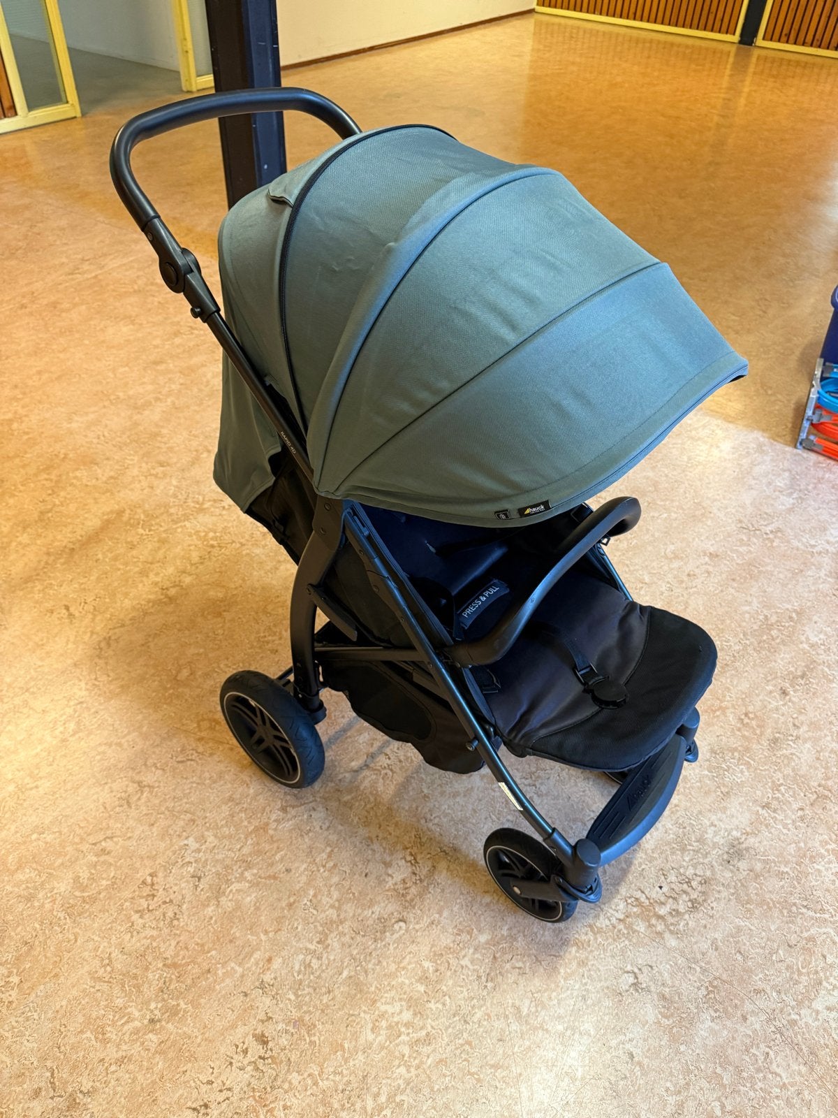 Hauck Rapid 4D Buggy (Jungle Green) - Z.G.A.N.!, Verstelbare duwstang, Zo goed als nieuw, Ophalen, Kinderwagen