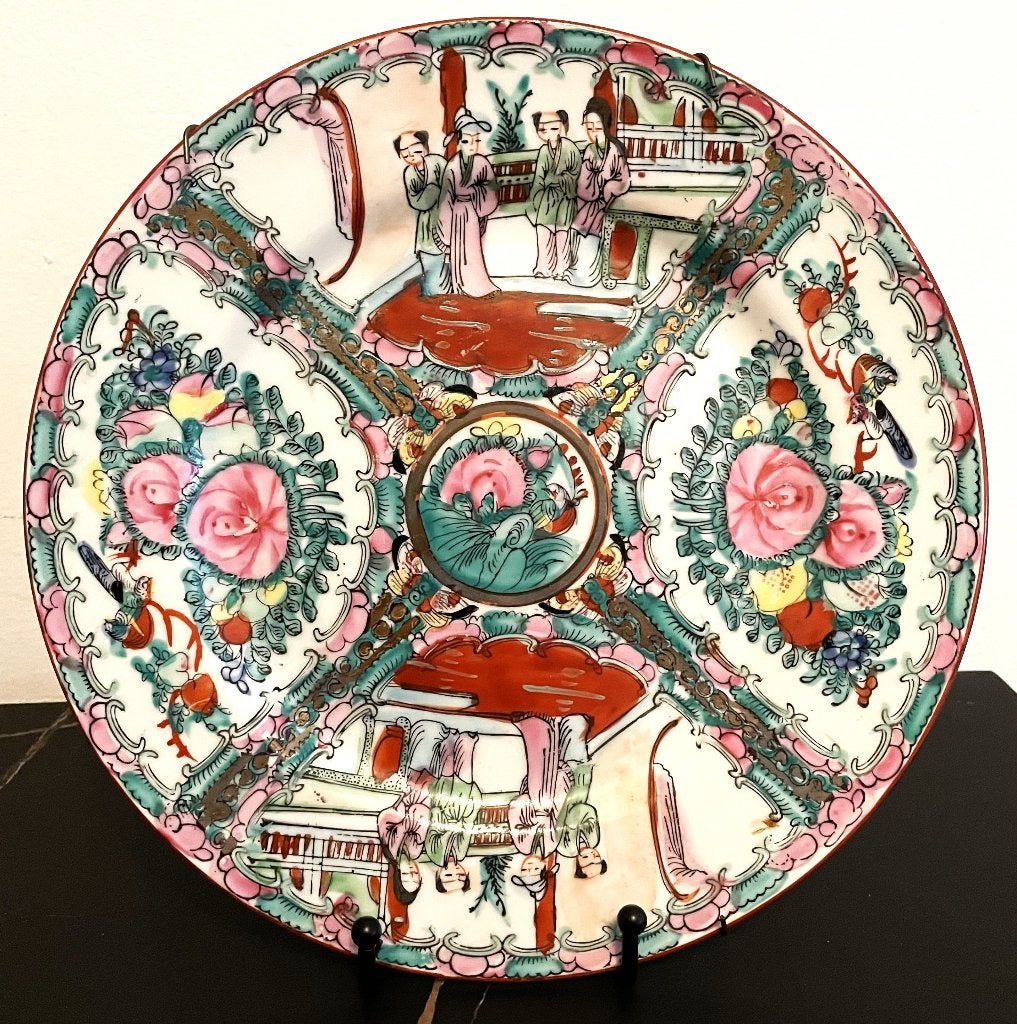 Familie Rose - Chinees wandbord, Antiek en Kunst, Antiek | Wandborden en Tegels, Verzenden