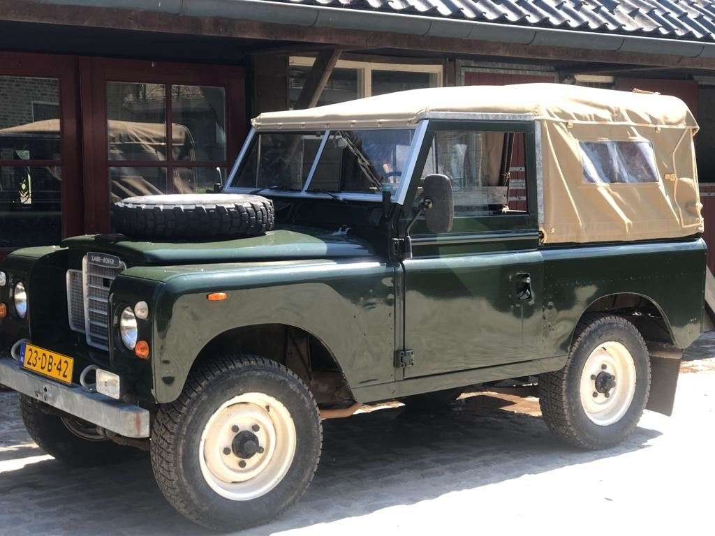 land rover series banden velgen 225x85x16 all terrain, Ophalen, Overige, Gebruikt, 16 inch
