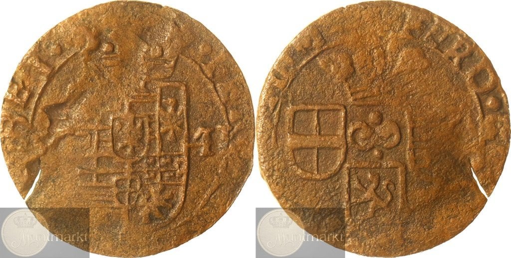 Reckheim - Oord 1641 'Ferdinand d'Aspremont-Lynden', Postzegels en Munten, Munten | Nederland, Ophalen of Verzenden, Vóór koninkrijk