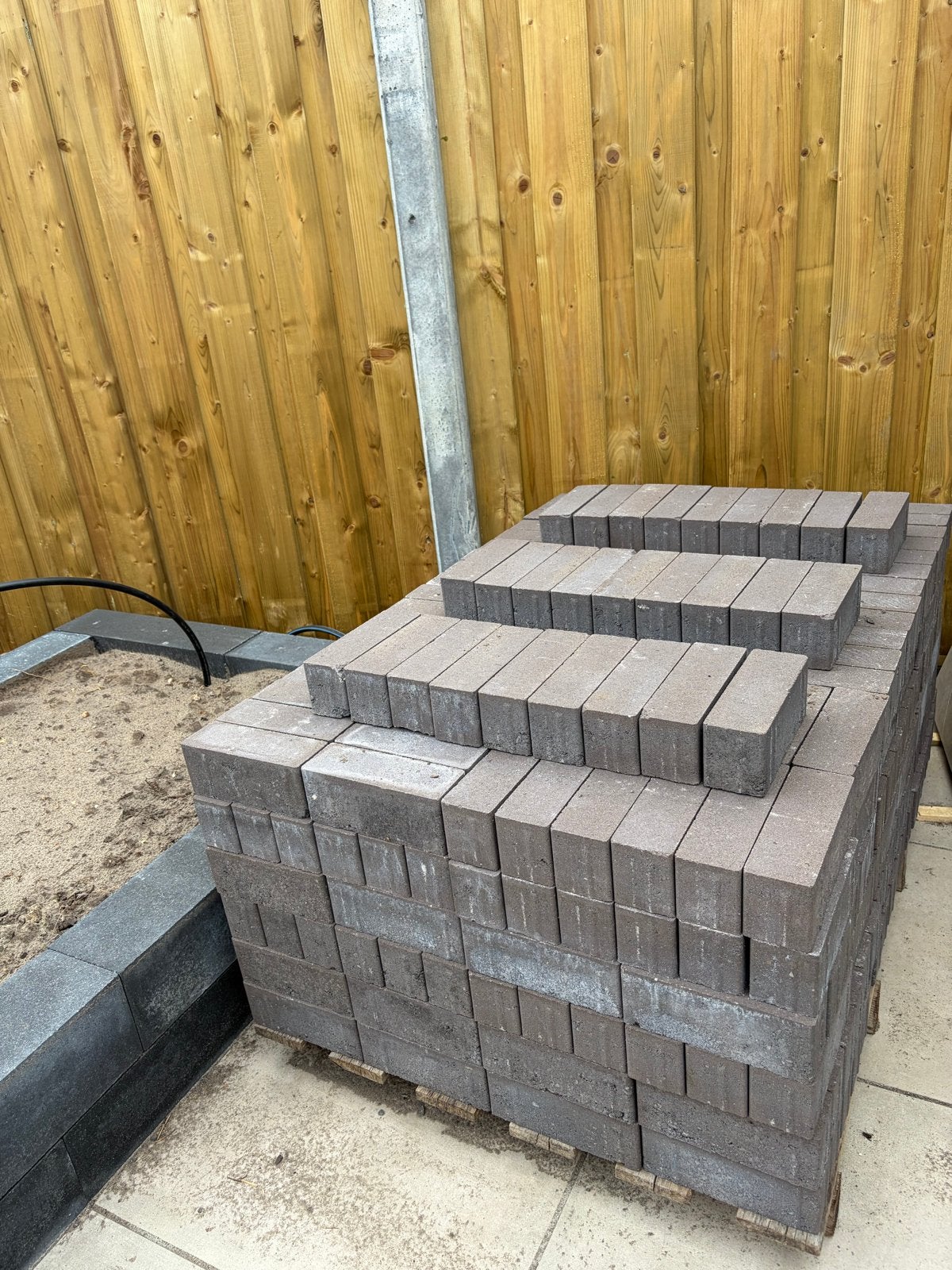 Diverse bestratings materialen nieuw en gebruikt., Tuin en Terras, Tegels en Klinkers, Ophalen, Klinkers, Nieuw, 10 m² of meer