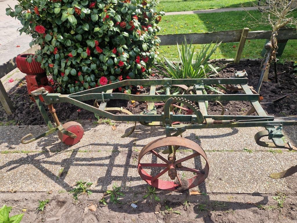 Antieke Triltand Cultivator - Tuindecoratie, Ophalen