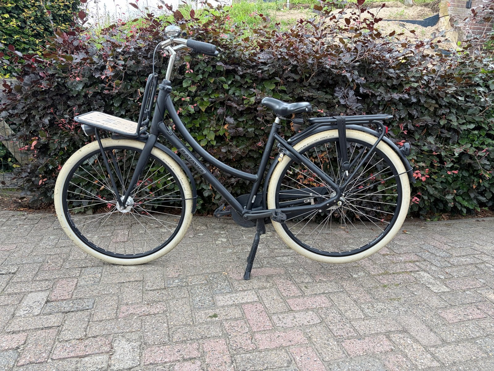 Batavus PACKD Damesfiets - 49 cm frame - Mat Zwart, Fietsen en Brommers, Fietsen | Dames | Damesfietsen, Terugtraprem, Gebruikt