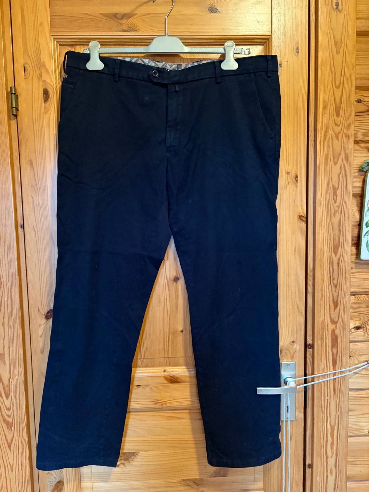 Pantalon broek blauw Meyer exclusivwinter 58 (28 W/L 107/82), Ophalen of Verzenden, Zo goed als nieuw, Maat 56/58 (XL), Blauw
