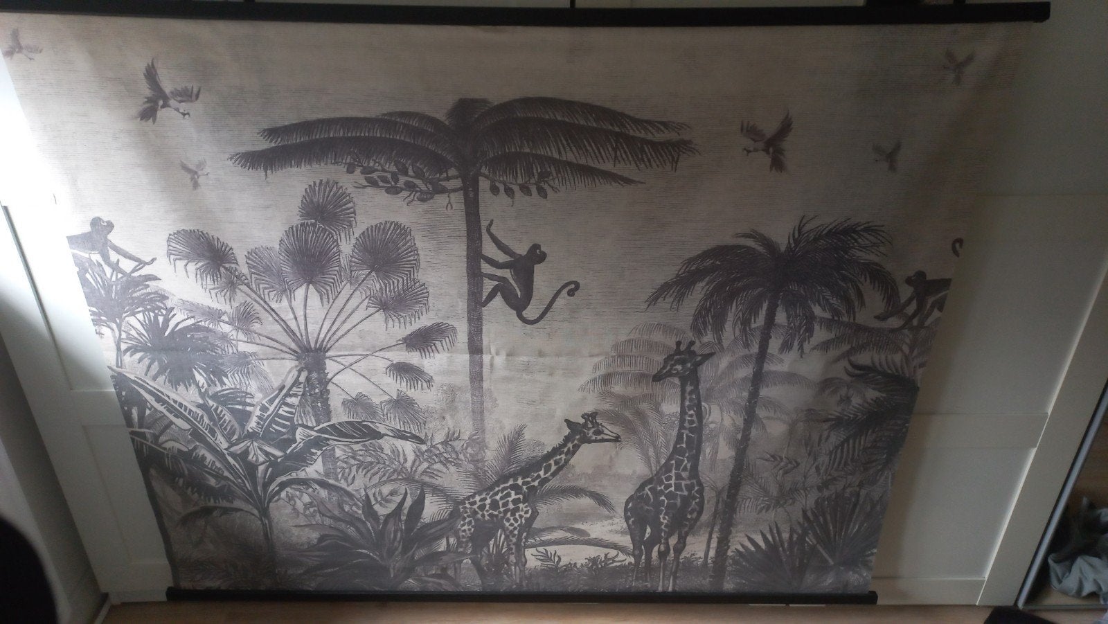 Jungle kamer accessoires: wanddecoratie en slang knuffel, Ophalen, Zo goed als nieuw, Wanddecoratie