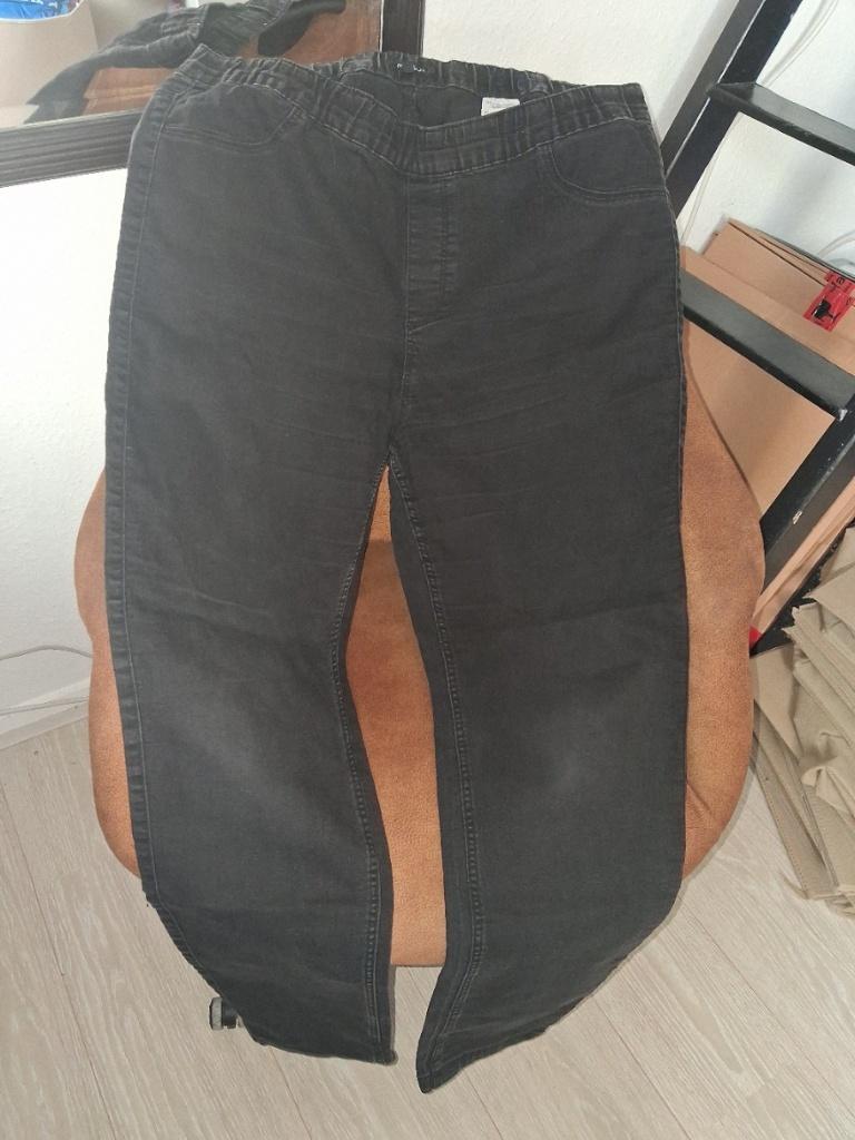 MS Mode Stretchy jeans zwart 48, Ophalen of Verzenden, Zo goed als nieuw, Zwart, Overige jeansmaten