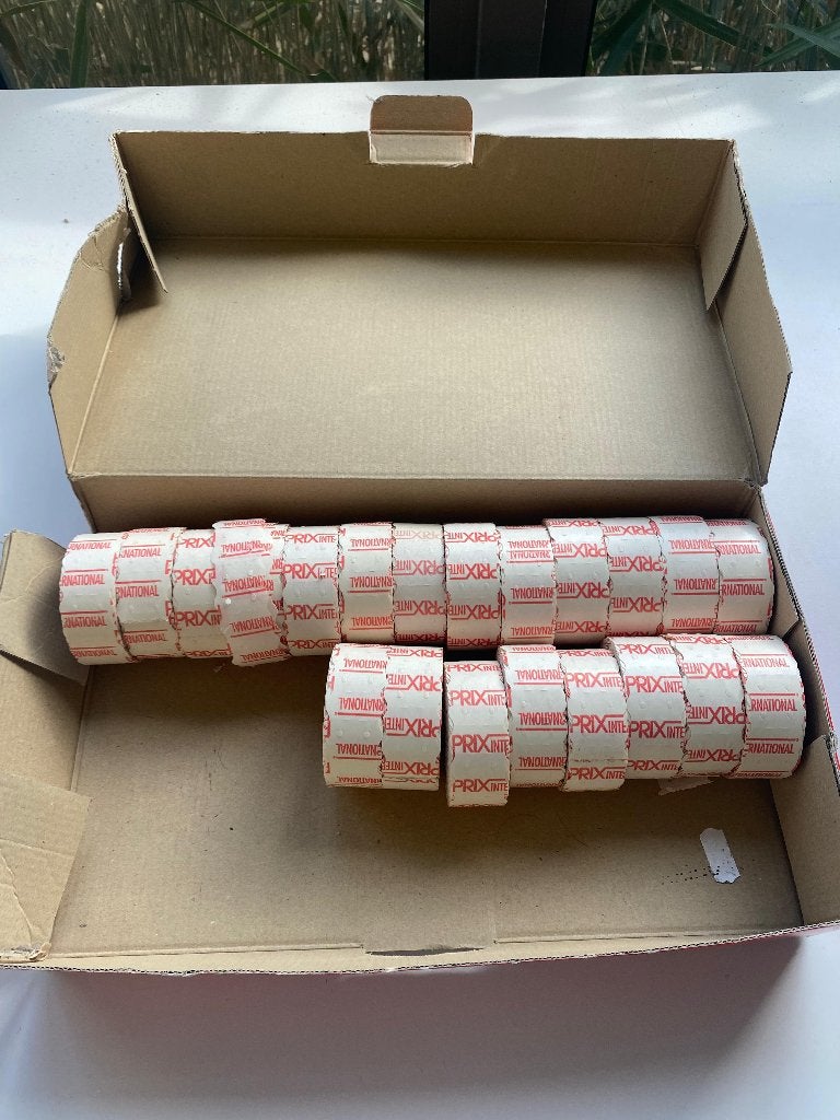 Witte labels - 26 x 12, Ophalen of Verzenden, Etiket