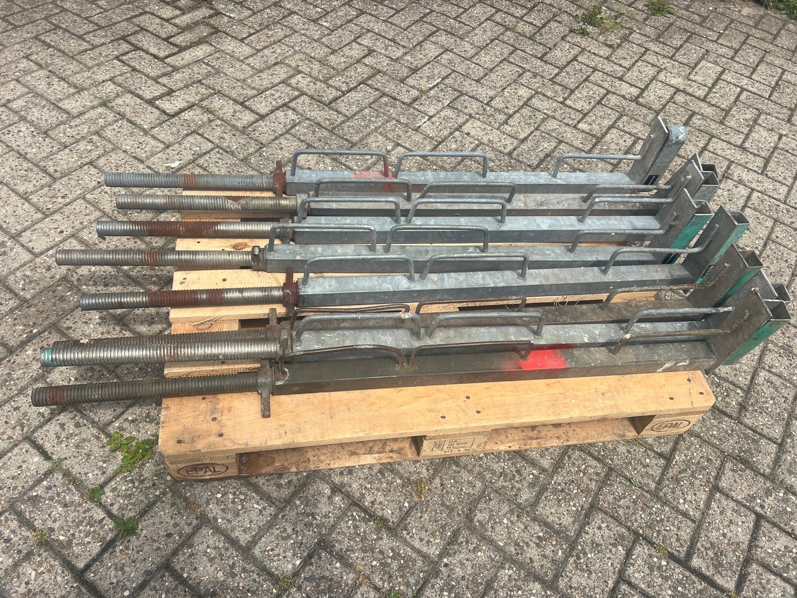 Randbeveiliging voor trap gat of vloerrand, 7 stuks, Ophalen, Gebruikt, Overige typen, Minder dan 2 meter