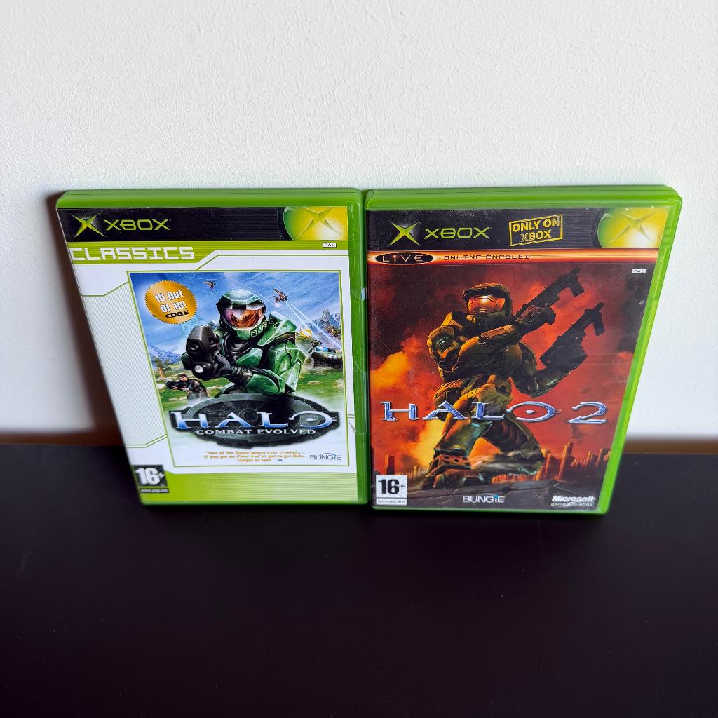 Te Koop: Halo Bundel – Xbox Original, Gebruikt, Shooter, Gekoppelde computers, Ophalen of Verzenden