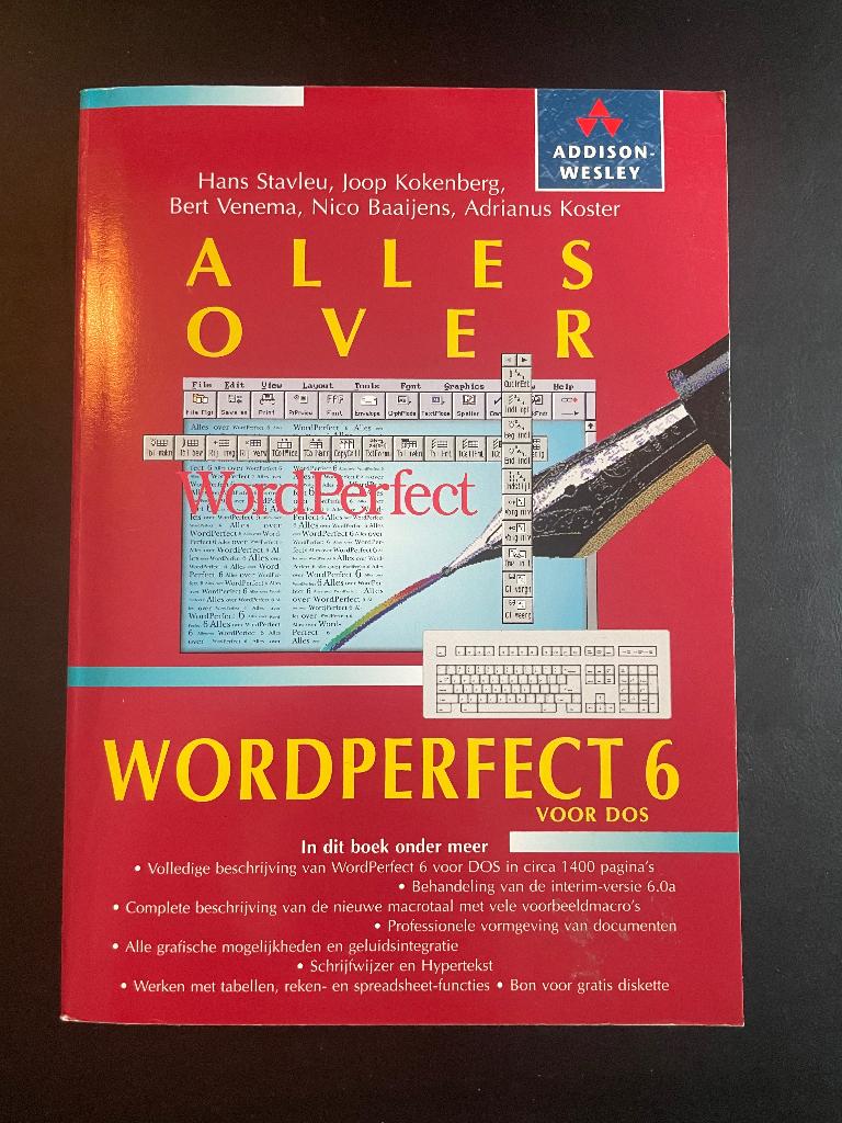 Alles over Wordperfect 6 - Hans Stavleu ea, Computers en Software, Vintage Computers, Ophalen of Verzenden
