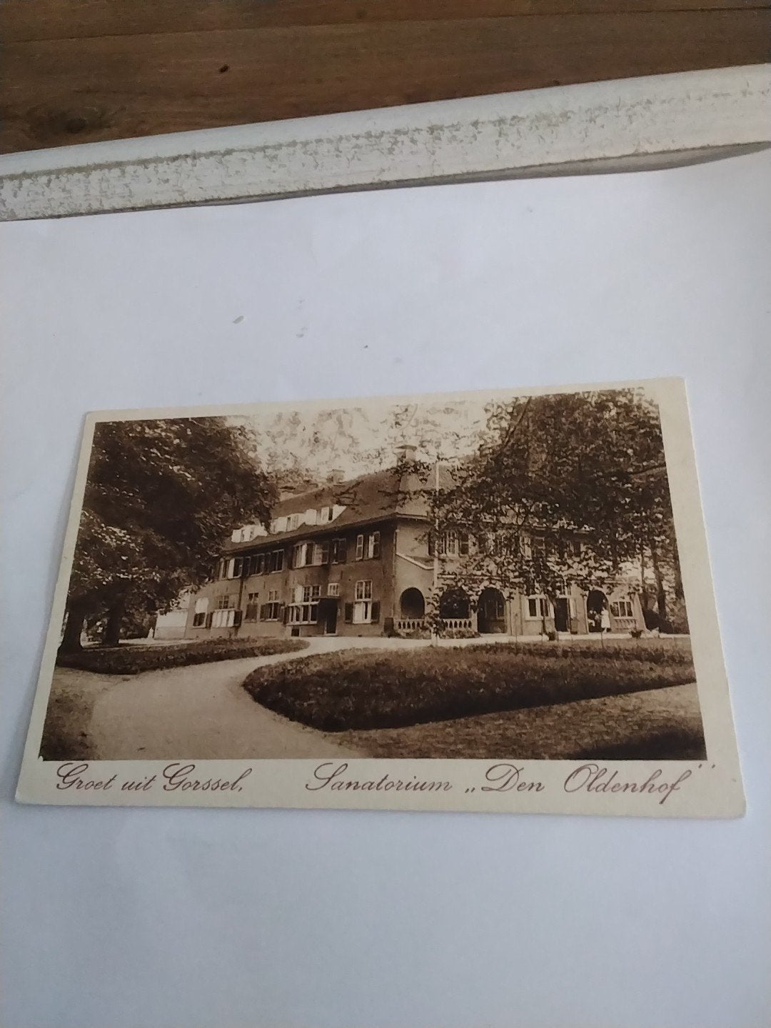 Ansichtkaart Groet uit Gorssel Sanatorium Den Oldenhof, Ophalen of Verzenden