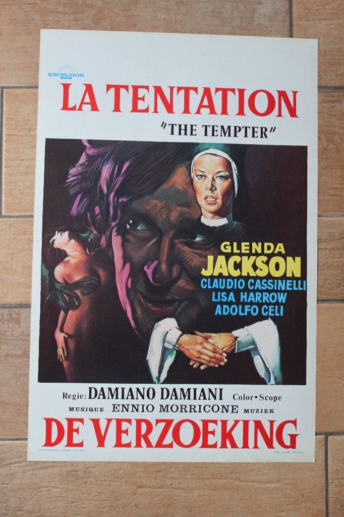 filmaffiche The Tempter 1974 filmposter, Verzamelen, Rechthoekig Staand, Ophalen of Verzenden, Zo goed als nieuw, A1 t/m A3