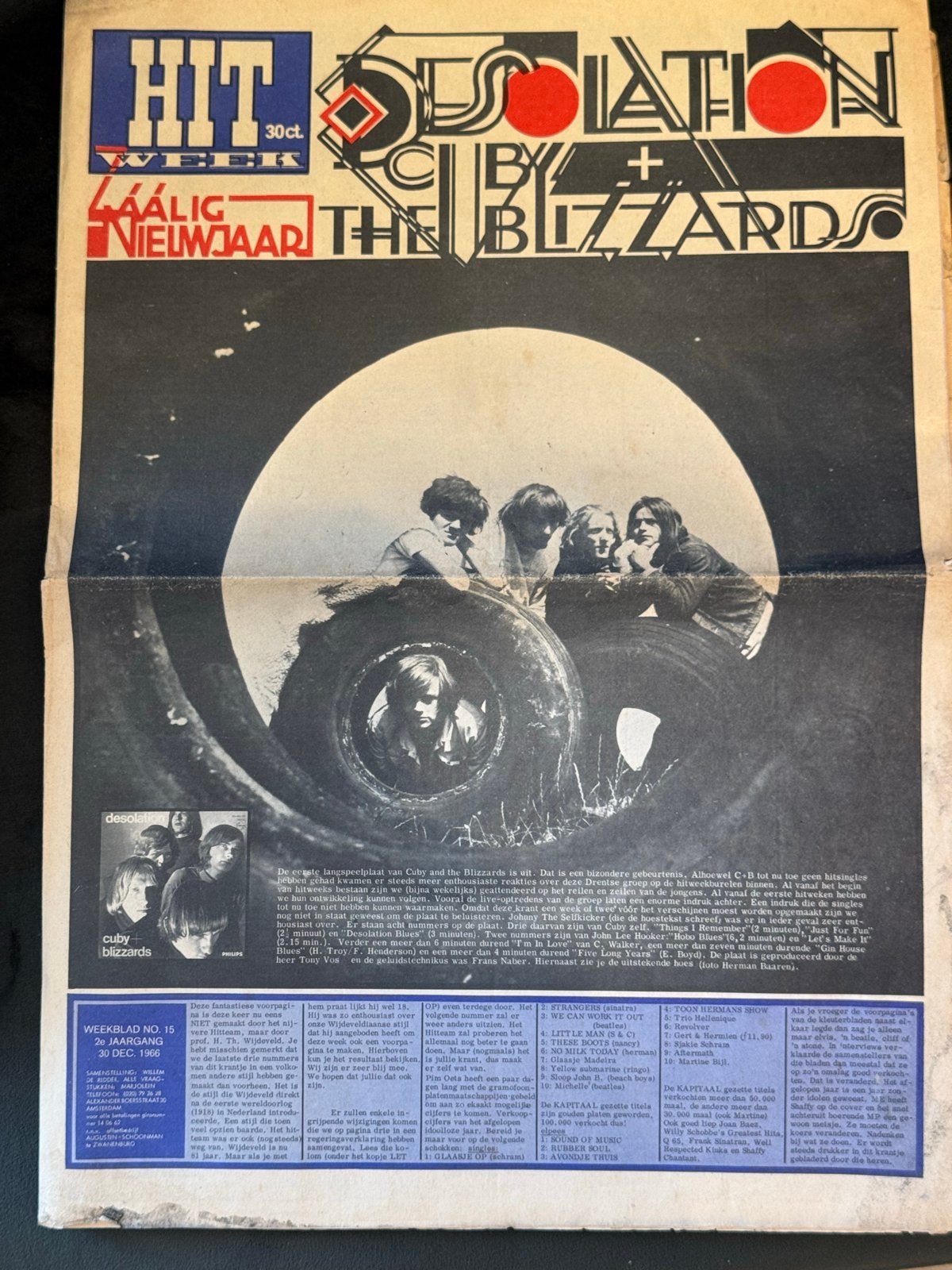Hit week 1966 - Cuby + Blizzards, Beatles, Stones, Boeken, Ophalen of Verzenden, Gelezen, Muziek, Film of Tv