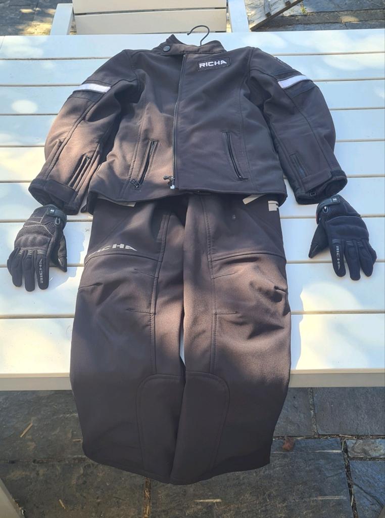 Richa motorpak voor kinderen (jas, broek, handschoenen), Jas | textiel, Kinderen, Ophalen of Verzenden, Richa