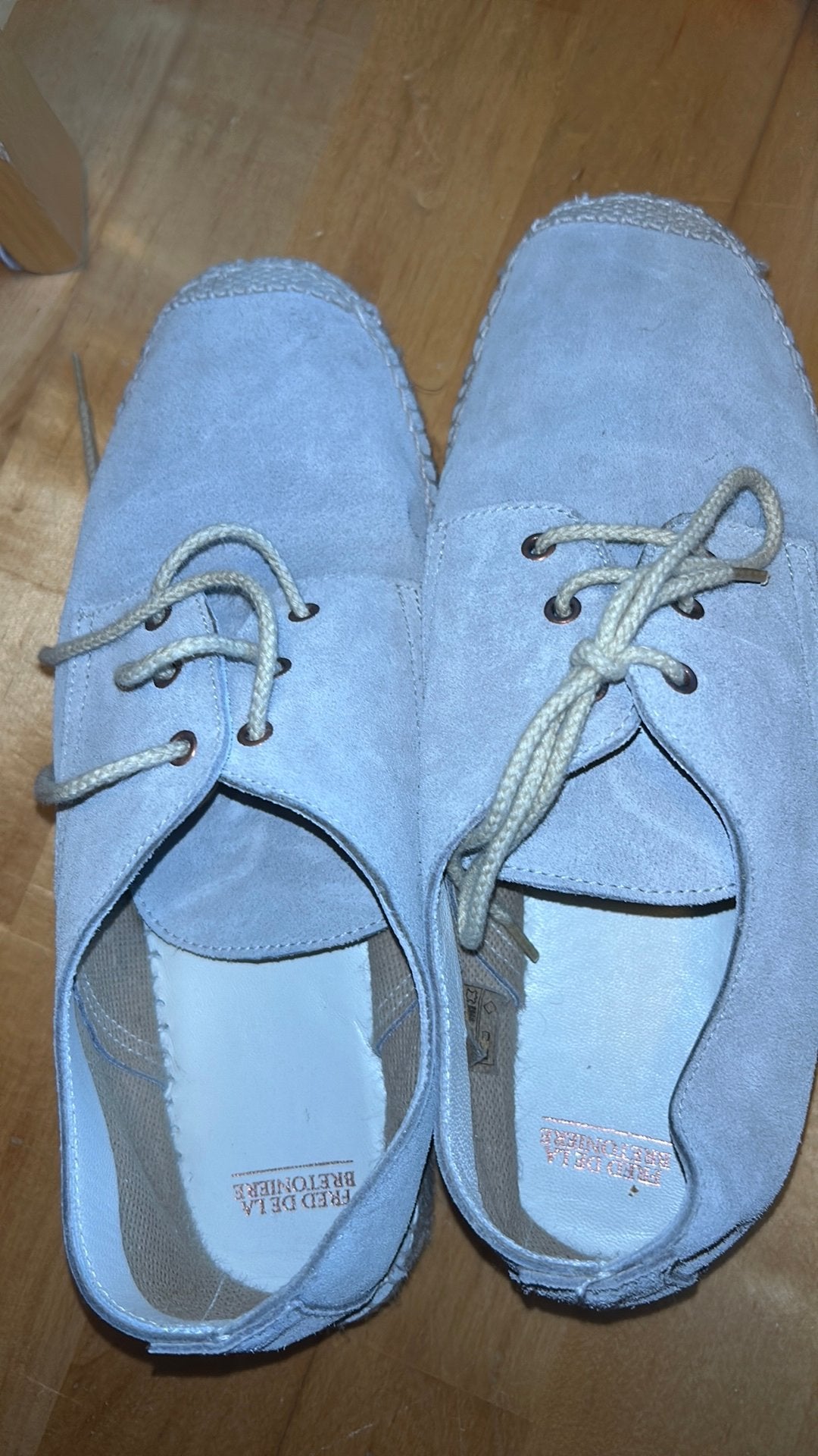 Maat 40 fred la la bretoniere, Verzenden, Beige, Zo goed als nieuw, Espadrilles of Moccasins