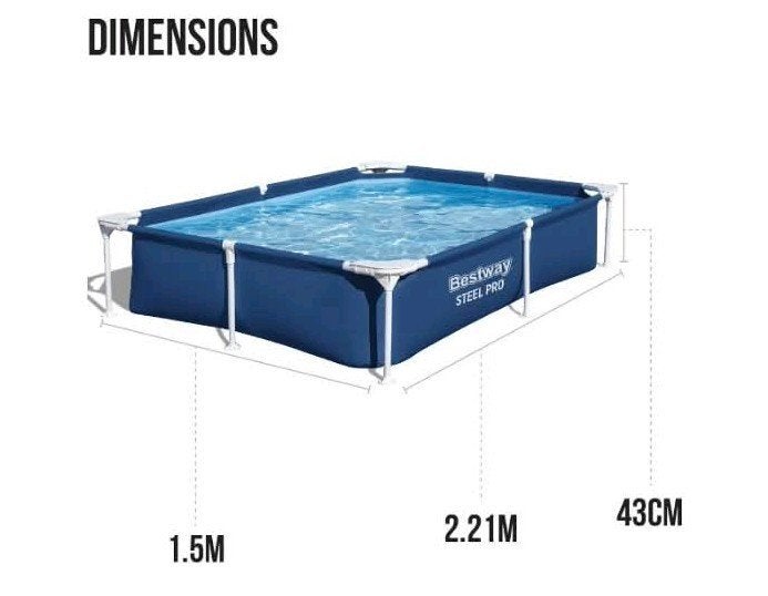 Compleet Bestway zwembad met accessoires, Tuin en Terras, Zwembaden, Ophalen, Minder dan 80 cm, Opzetzwembad, 200 tot 400 cm