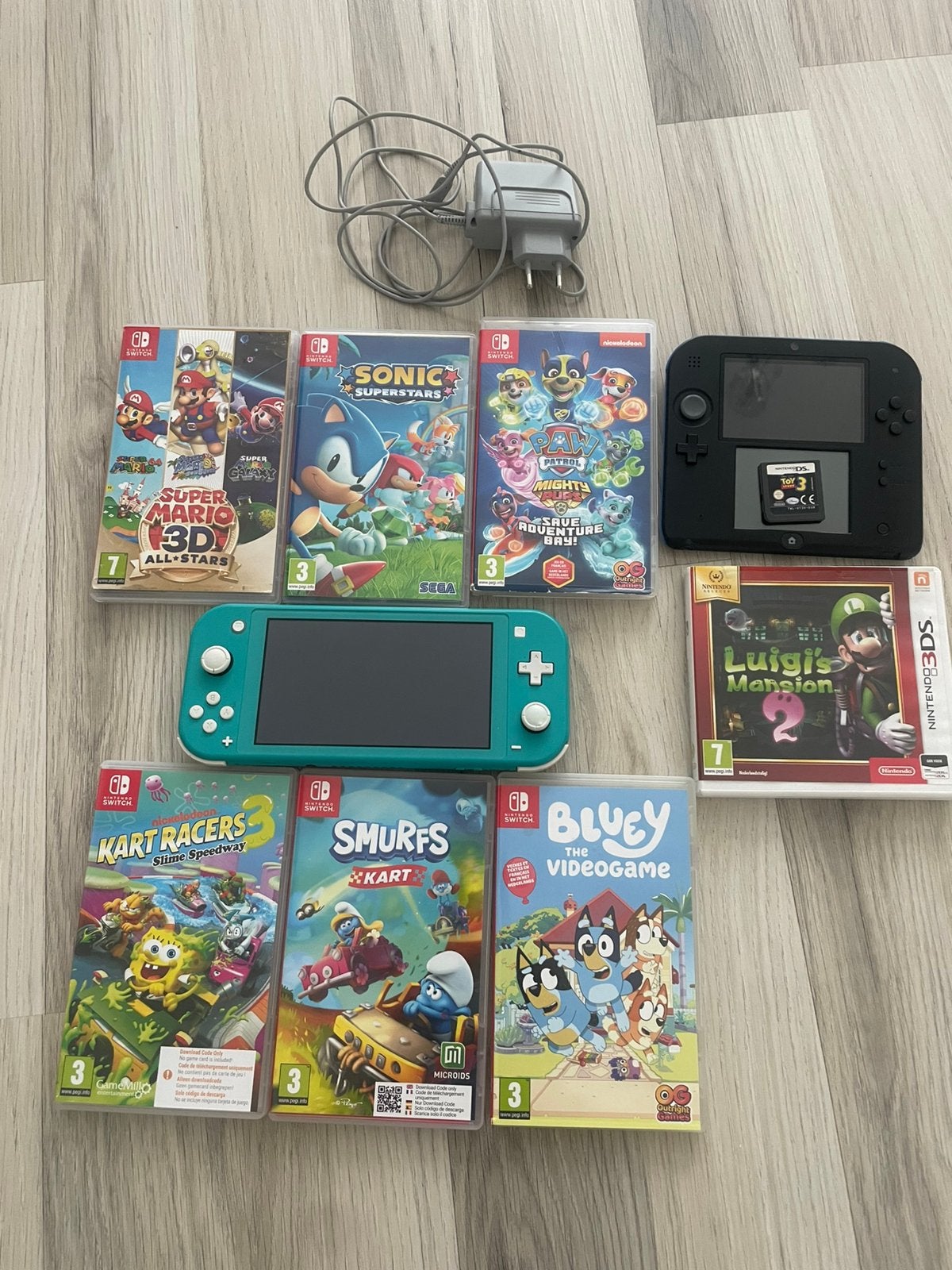 Nintendo switch lite+2ds, Ophalen of Verzenden, Zo goed als nieuw