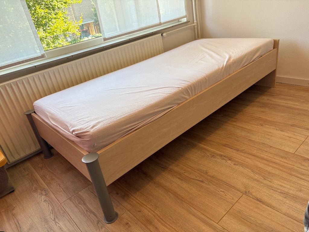 1-persoons Bed 200x90 cm, Ophalen, Gebruikt, 90 cm, 200 cm