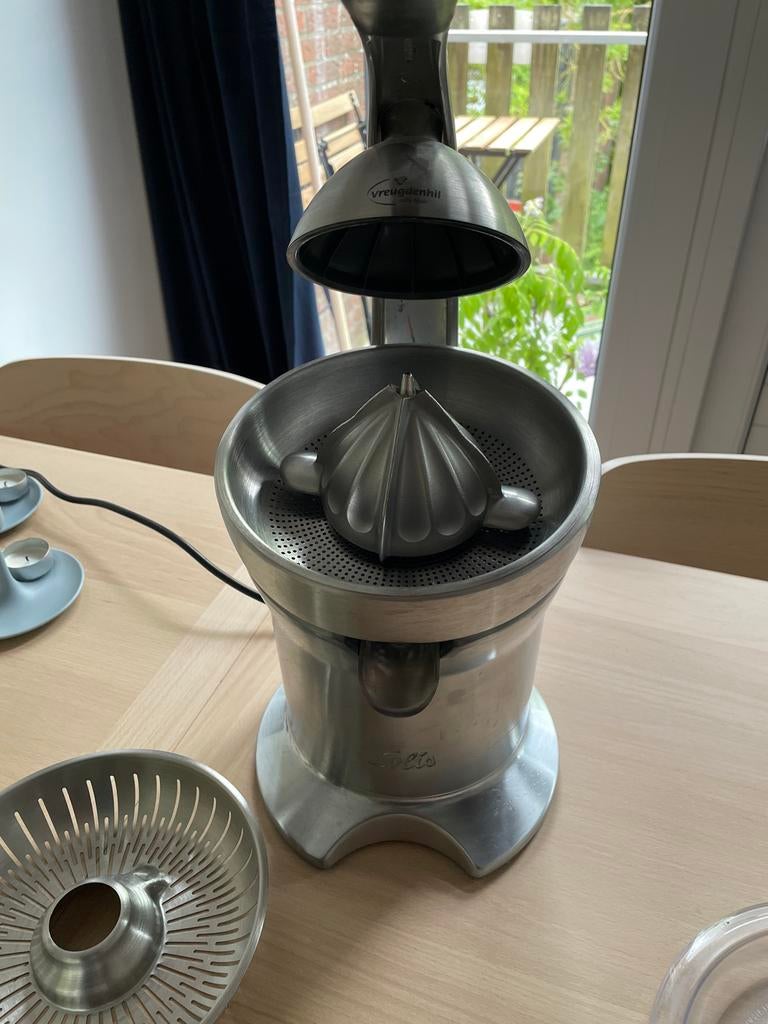 Solis Citruspers Vreugdenhil - RVS - Zo goed als nieuw, Witgoed en Apparatuur, Juicers, Ophalen, Zo goed als nieuw, Elektrisch