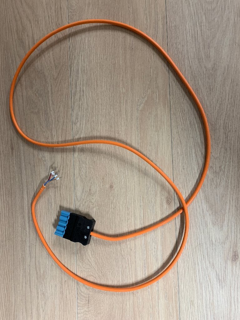 5 polig stekker met 2 meter snoer nieuw Qnegt 43 stuks!!, Ophalen of Verzenden, Nieuw, Overige typen