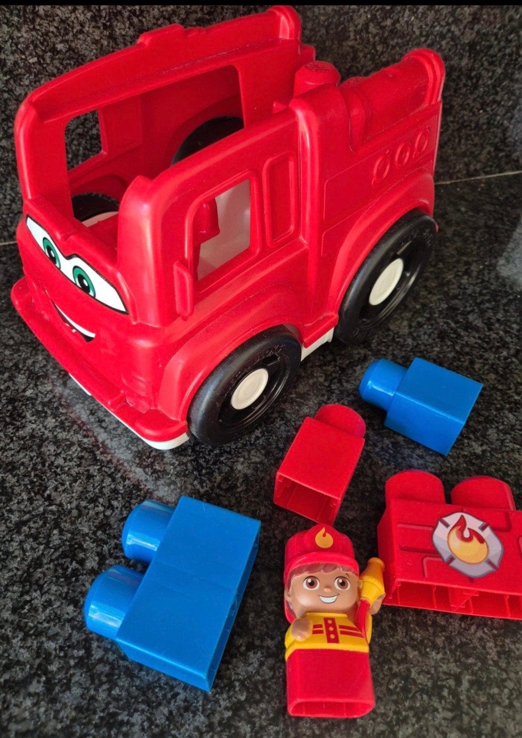 mega bloks brandweerauto, Ophalen of Verzenden, Zo goed als nieuw