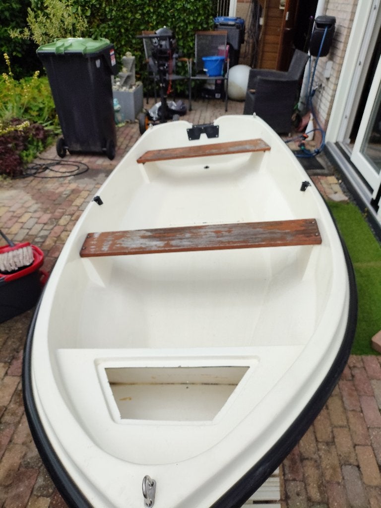 Polyester boot merk tamarin  en rubber boot, Watersport en Boten, Motorboten en Motorjachten, Ophalen, Overige merken, Gebruikt