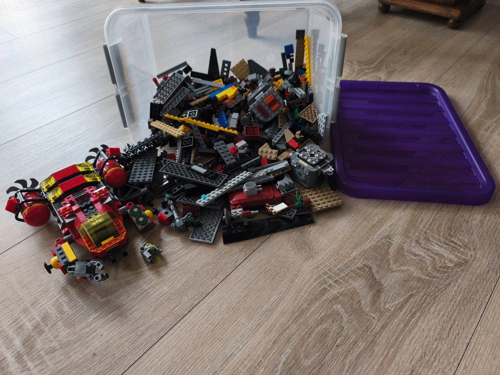 Doos lego o.a. lego atlantis, Ophalen of Verzenden, Zo goed als nieuw, Losse stenen, Lego