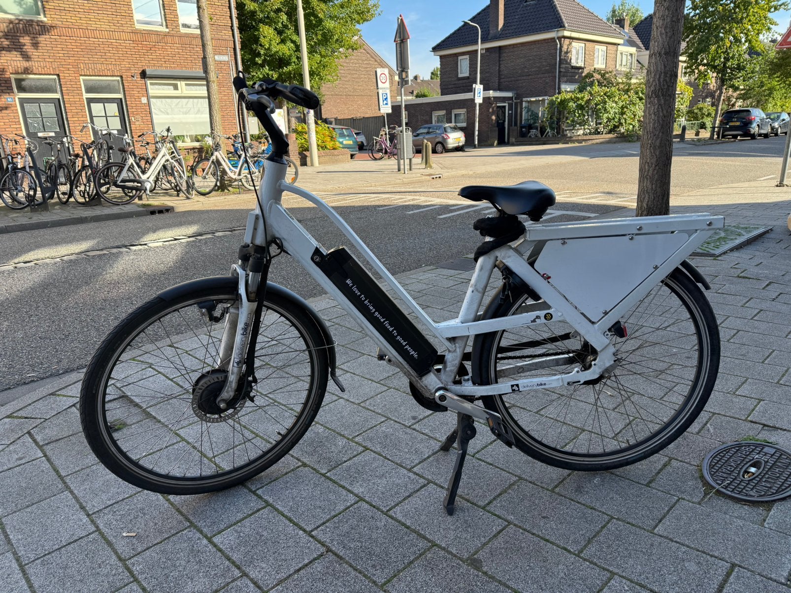 Elektrische transportfiets / bezorgfiets + voordrager, Ophalen, Gebruikt, Overige merken