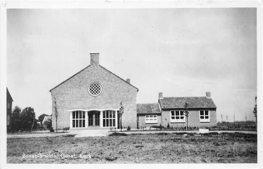 300-314-001 Bovensmilde Kerk, Verzenden, Voor 1920, Drenthe