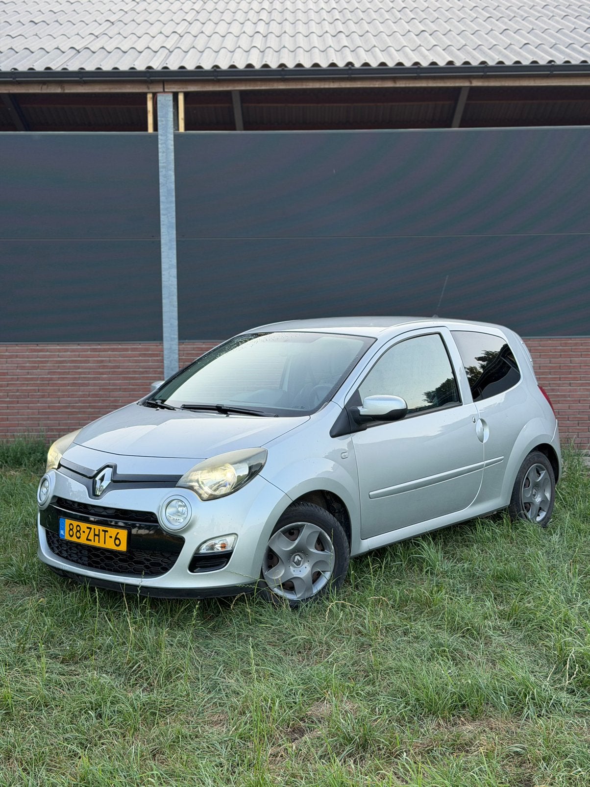 Renault Twingo 1.2 2012 grijs/zilver, airco, Auto's, Voorwielaandrijving, 839 kg, 74 pk, 4 cilinders