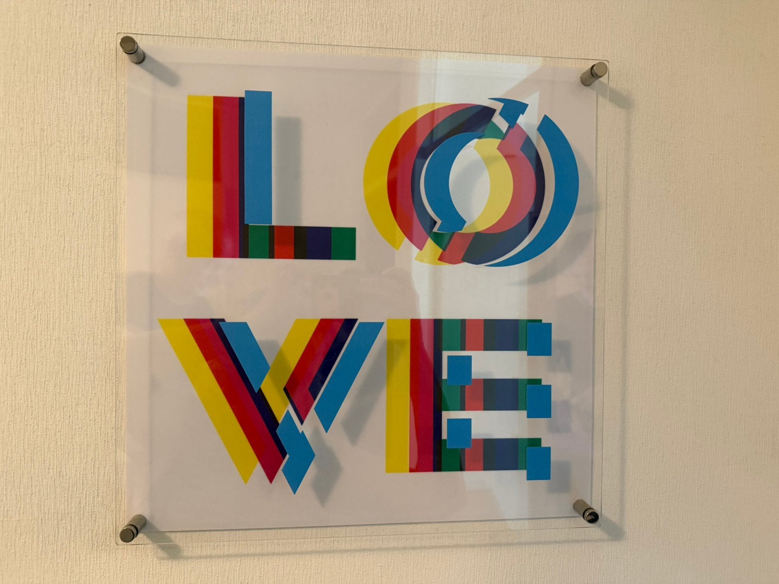Ikea wandversiering 3-D effect LOVE POP-ART, Ophalen of Verzenden, Huis en Inrichting