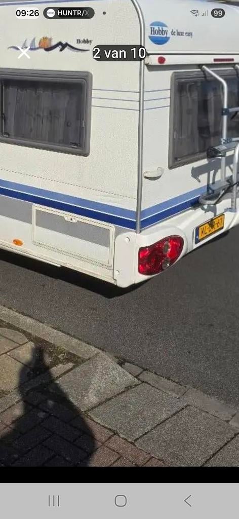 Hobby linker bumperhoek, Caravans en Kamperen, Caravan accessoires, Gebruikt, Ophalen of Verzenden