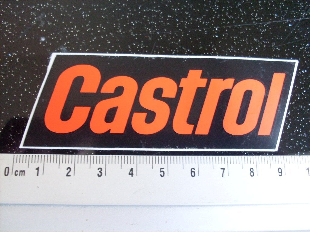 sticker castrol logo, Verzenden, Zo goed als nieuw, Merk