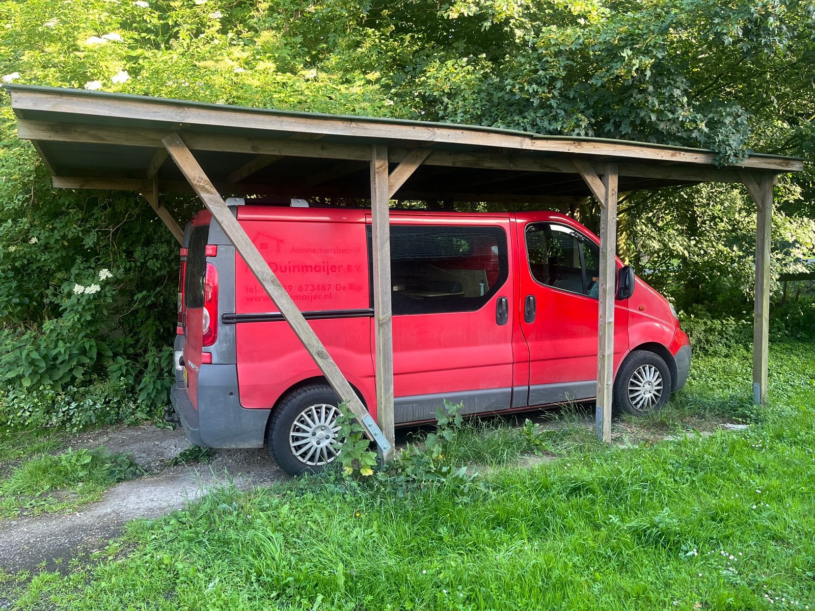 Car port, Ophalen of Verzenden, Gebruikt, Carport
