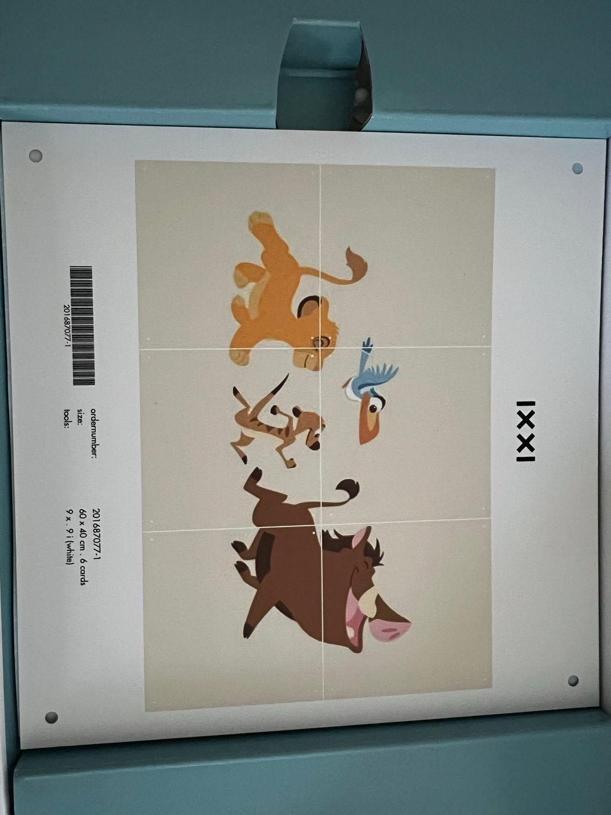 IXXI Schilderij Disney, the Lionking, 50 – 75, Ophalen of Verzenden, Zo goed als nieuw, Schilderij