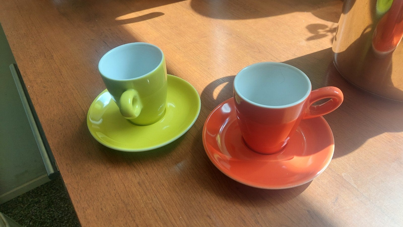 Walküre Espresso Kop en Schotel, 2 stuks, Huis en Inrichting, Ophalen of Verzenden, Zo goed als nieuw, Overige stijlen, Kop(pen) en/of Schotel(s)