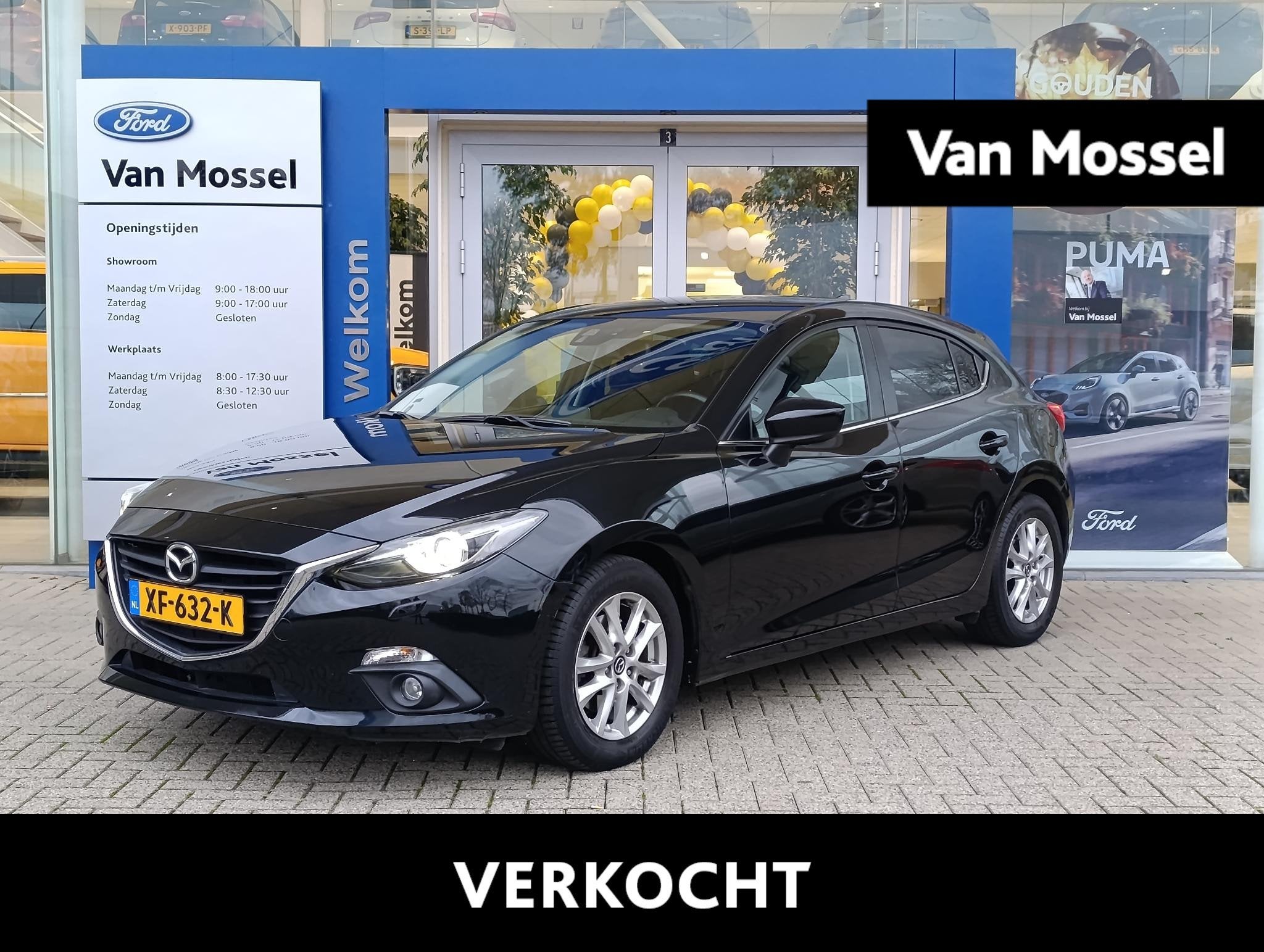 Mazda 3 2.0 TS+ | Cruise Control | Navigatie | Dodehoeksenso, Auto's, Voorwielaandrijving, Stof, Gebruikt, 4 cilinders