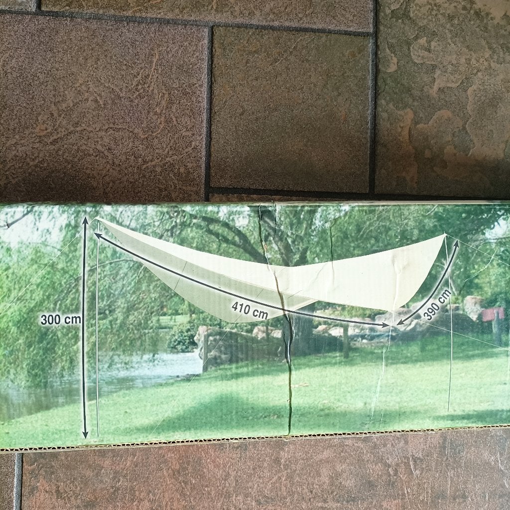 Schaduwdoek compleet, Tuin en Terras, Schaduwdoeken, Ophalen, Gebruikt