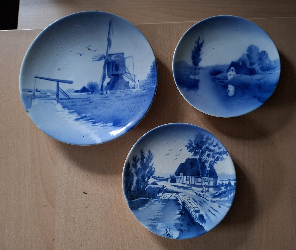 Mooie wandborden -vintage, Ophalen of Verzenden