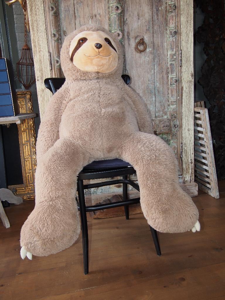 Grote Luiaard knuffel, Kinderen en Baby's, Speelgoed | Knuffels en Pluche, Ophalen, Gebruikt, Overige typen, Groot (groter dan 80 cm)