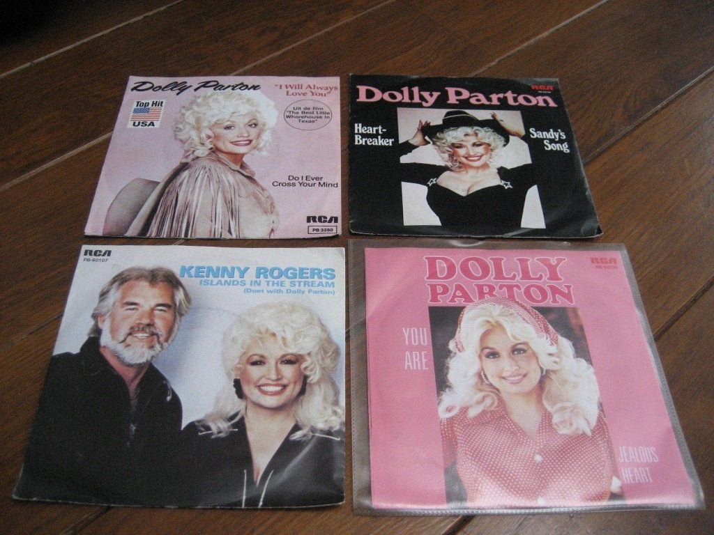 Dolly parton singles, Ophalen of Verzenden, Zo goed als nieuw, Country en Western